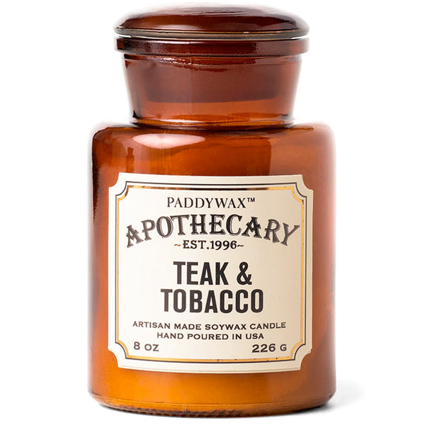 Apothecary - Teak & Tobacco Candle 8 oz