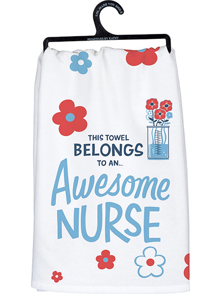 Awesome Nurse - Dish Towel