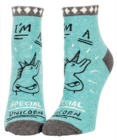I'm A Special Unicorn Women’s Ankle Socks