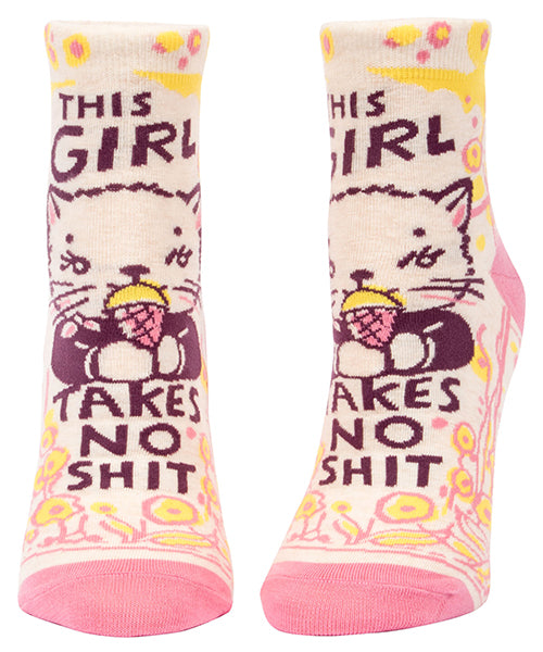 This Girl Takes No Shit Women’s Ankle Socks