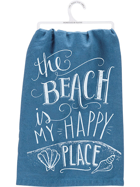 The Beach Is My Happy Place - Kitchen Towel