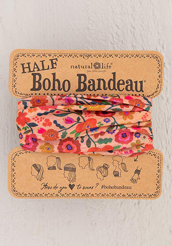 Half Boho Bandeau – Blush Floral