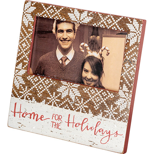Home For The Holidays Plaque Frame
