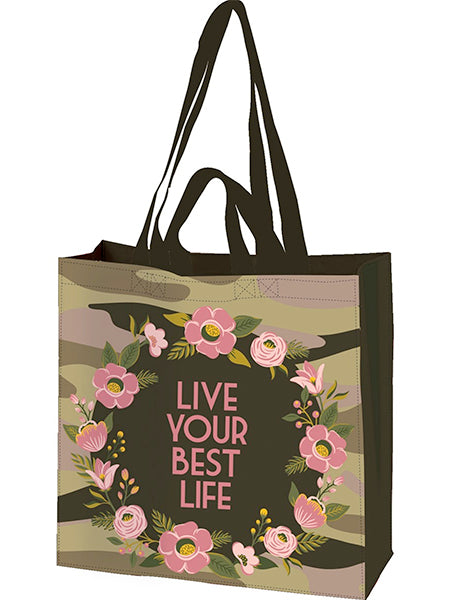 Live Your Best Life Market Tote