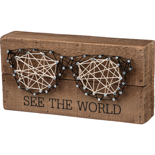 See The World String Art