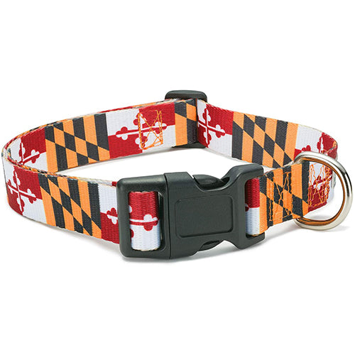 Maryland Flag Dog Collar - Large