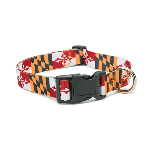 Maryland Flag Dog Collar - Small