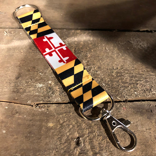 Maryland Flag Keychain